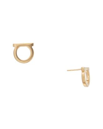 Ferragamo Gancini Brass Earrings
