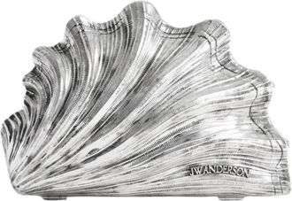 J.W.Anderson Tassen, Dames, Grijs, ONE Size, Shell Clutch