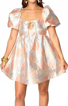 BuddyLove Asher Mini Dress In Sugar Cube