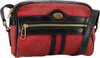 Gucci Pre-owned Camoscio borse-gucci - - Pre-owned - Donna - Rosso - ONE SIZE