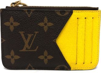 Louis Vuitton Monogram Brown Jaune Monogram Yellow Monogram Coin Purse/Coin Case (Pre-Owned)