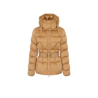 Elisabetta Franchi Winterjas - Dames - Jassen - Beige - Maat: 2XL