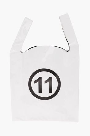 Maison Margiela MM11 borsa in pelle con stampa Maison Margiela