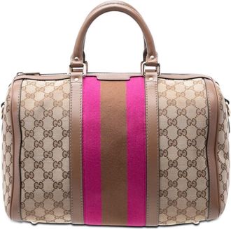 Gucci Pre-owned Gucci Medium GG Canvas Web Joy Boston Bag Ladies 8N3JHNLWPD6MW7X8