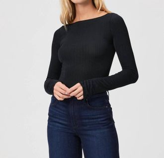 Paige Lucina Top In Black