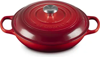 LE CREUSET Cacerola Baja Evolution 28 cm Cereza