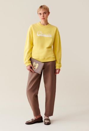 Claudie Pierlot Sweatshirt ample imprim&eacute; Claudie