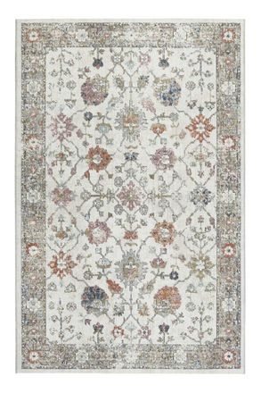 Wecon Home Alfombra de polipropileno con estampado vintage multicolor 80x150