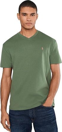 Polo Ralph Lauren Classic Fit Jersey V-Neck T-Shirt Mens Clothing Supply Olive : 2XL, Jersey/Cotton