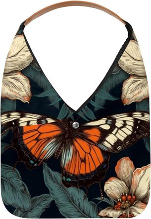 Generic Butterfly Reusable Lightweight Grocery Bags - Foldable Into Compact Pouch, Washable & Sturdy, Multipurpose for Shopping and Travel