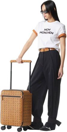 MCM Ottomar Cabin Trolley in Visetos in Cognac at Nordstrom