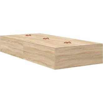 vidaXL Estructura De Cama Roble Sonoma 200 X 100 X 31.5 Cm Vidaxl