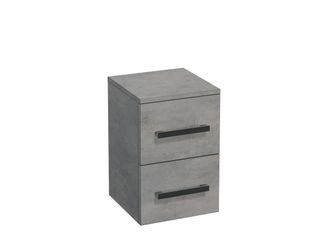 Puma Naturel - Mueble Bajo De Ba&ntilde;o Natural Cube Way 32,5x51x33 Cm Hormig&oacute;n (cube2n32be)