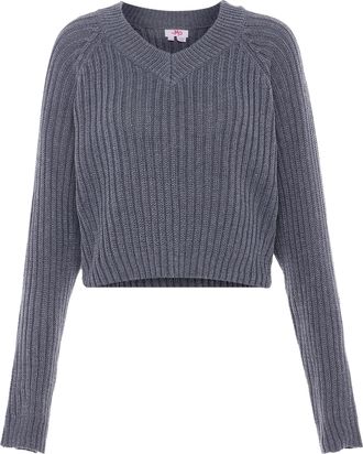 Mymo Jumper Dames donkergrijs gem