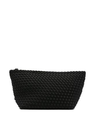 Naghedi woven make up bag - women - Neoprene - One Size - Black