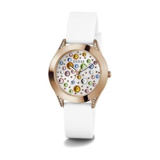 Guess Mini Wonderlust White Rosegold Horloge - Dames - Horloges - Veelkleurig - ONE Size - Accessoires