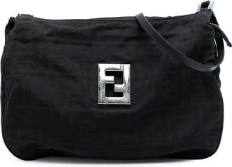 Fendi Pre-owned Fendi Zucca Canvas Shoulder Bag Ladies DBIXMFCECI152Y8E