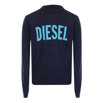 Diesel Heren Logo Sweatshirt (Blauw)