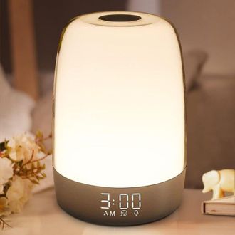 OEM Reloj Despertador Con Luz Nocturna T&aacute;ctil Y Simulador De Amanecer - Crezuo
