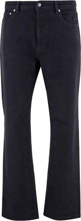 Just Cavalli Black Stretch Cotton Flared-Leg Jeans