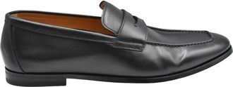 Doucal's Mocassin - Heren - Loafers - Zwart - 45 EU - Leer - Schoenen