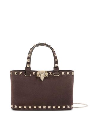Valentino Garavani Rockstud Suede Leather Mini Bag