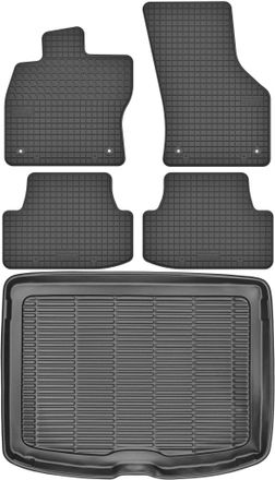 OEM Juego De Alfombrillas De Goma Para Coche Y Maletero Para Audi A3 Ii 8v Sportback (2012-2020)