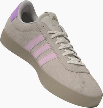 adidas Womens Adidas VL Court 3.0 Womens Beige/Pink Trainers - Size: UK 6 / eu 39.5 / us 7.5