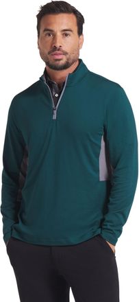 Puma Mens Pure 2.0 1/4 Zip Sweatshirt, Dark Myrtle, XL