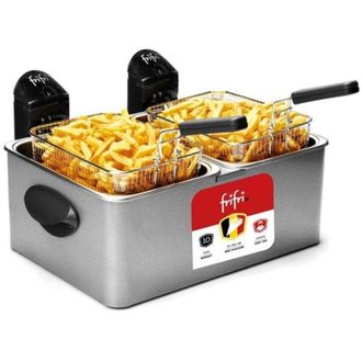 FriFri Frifri - Freidora Doble Y Mixta 2x3.5l Acero Inoxidable - F1968