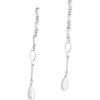 Lucy Quartermaine Station Petal Drop Earrings in Sterling Silver at Nordstrom