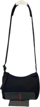 Prada Pre-owned Cross Body Bags, female, Black, Size: ONE SIZE Pre-owned Vintage Cross Body Bag