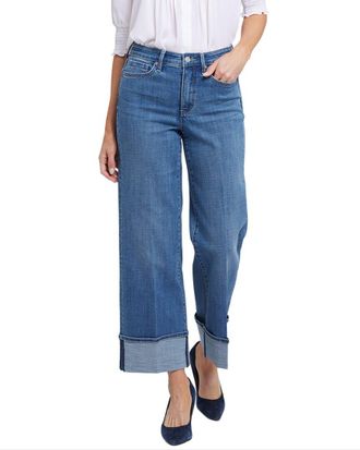 NYDJ Nydj Teresa Stillwater Lake Wide Leg Jean