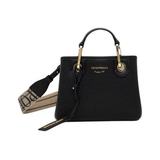 Emporio Armani Dames, Tassen, Zwart, Maat: ONE Size Leer