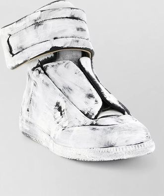Maison Margiela leather high-top sneakers
