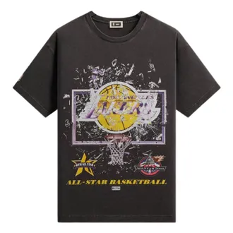Kith Kith for NBA All-Star Los Angeles Lakers Shattered Backboard Vintage T-Shirt Black KHM034949-001