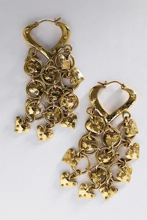Alemais Heart Drop Earrings