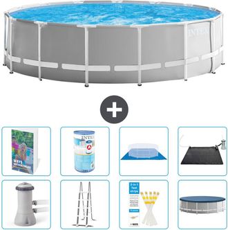 Intex Piscina Prism Frame Redonda - 457x122 Cm - 9-piezas S619