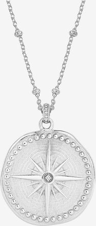 Dower & Hall Diamond True North Talisman Necklace in Sterling Silver at Nordstrom, Size 18