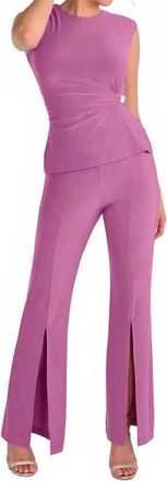 Frank Lyman Design Knit Pant In Purple