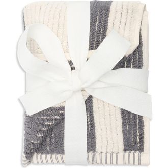 Nordstrom Rack 2-Pack Reversible Stripe Hand Towel in Grey Pearl at Nordstrom Rack, Size 2 Piece Set (Hand Towels)