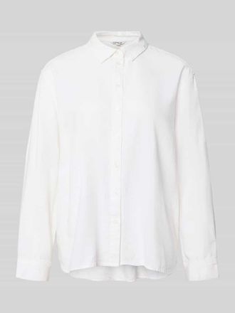 Only Relaxed Fit Leinenbluse mit Hemdblusenkragen Modell GOA in Weiss, Gr&ouml;&szlig;e XS