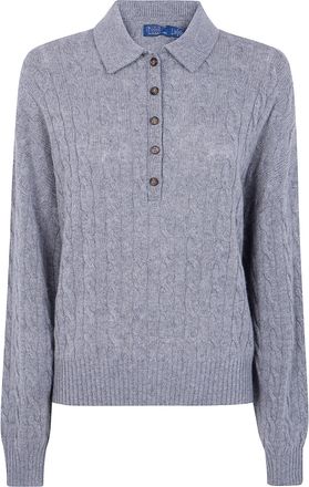 Ralph Lauren Sweater Cashmere Outpost Gray Heather