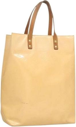 Louis Vuitton Tweedehands leren Louis Vuitton tassen - Dames - Vintage Shopper - Beige - ONE Size - Leer - Vintage