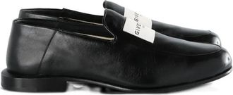 Givenchy Label Loafers in Leer - Dames - Loafers - Zwart - 36 EU - Leer - Schoenen
