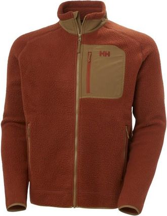 Helly Hansen Panorama Pile Block Jacket Fleecejacke f&uuml;r Herren | rot