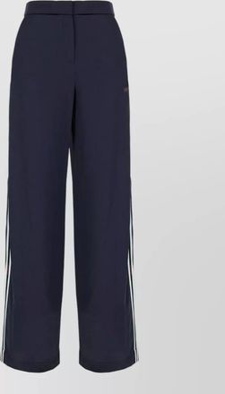 Off-white acetate blend joggers belt loops side stripe