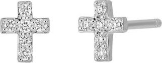Bony Levy Audrey Diamond Stud Earrings in 18Kw 12Rd0.07 at Nordstrom Rack