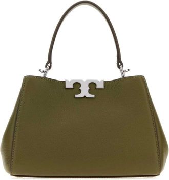 Tory Burch Tassen, Dames, Groen, ONE Size, Leer, Mini Eleanor Soft Satchel