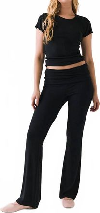 Chaser Haven Loungewear Pants In Black